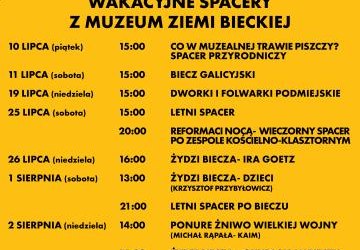 Wakacyjne spacery z MZB!